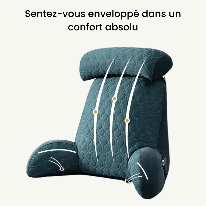 Coussin de lecture confortable