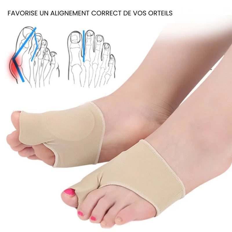 alignement correct hallux valgus
